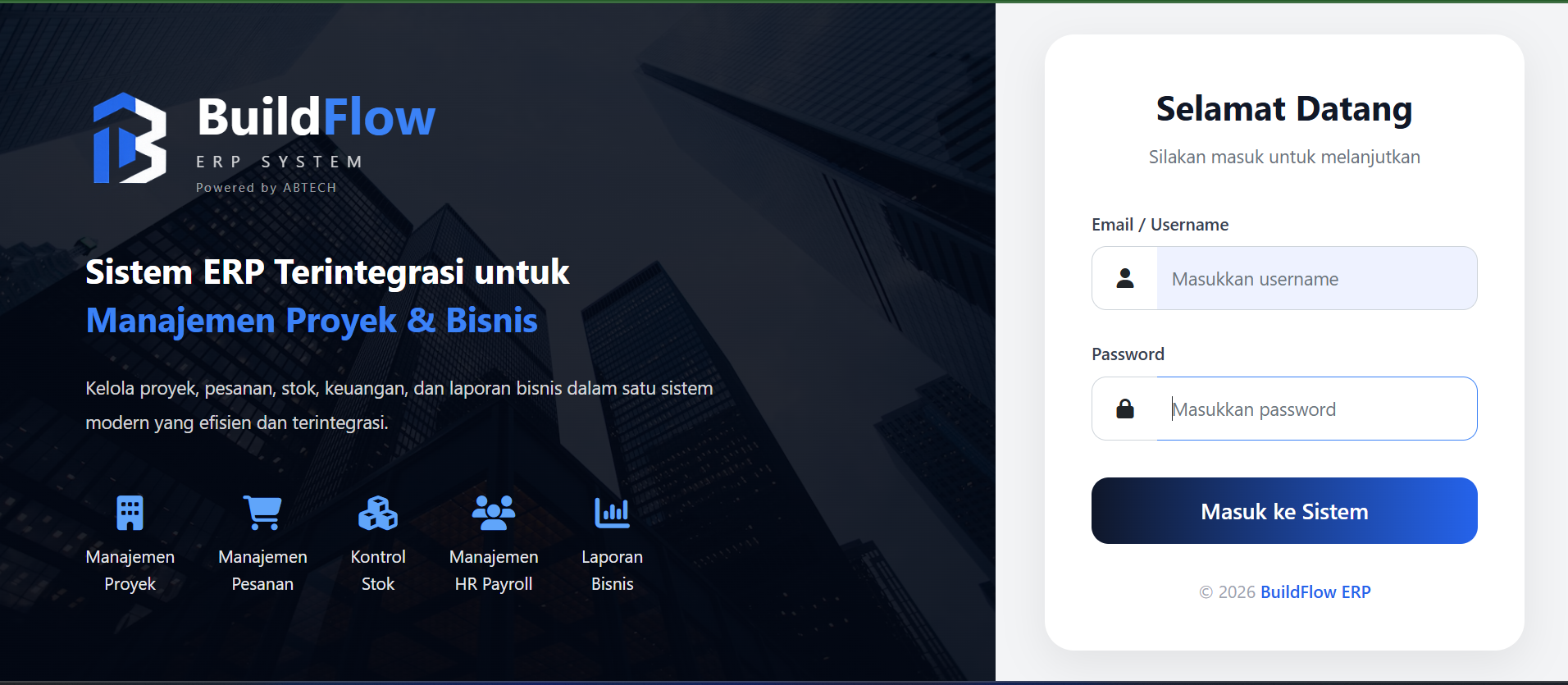Pengembangan ERP System MTO & MTS untuk Megahome88