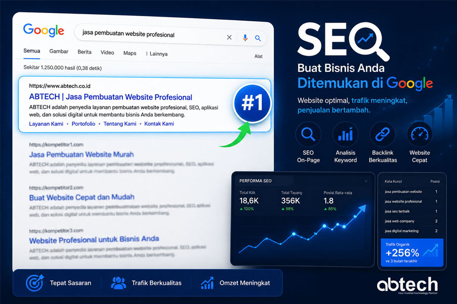 Punya Website Saja Tidak Cukup: Cara Agar Bisnis Anda Muncul di Halaman Pertama Google
